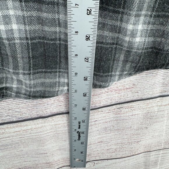 Rails Soft Brushed Lennox Plaid Flannel Shirt‎ Men's Size Large Charcoal Heather - Picture 12 of 15